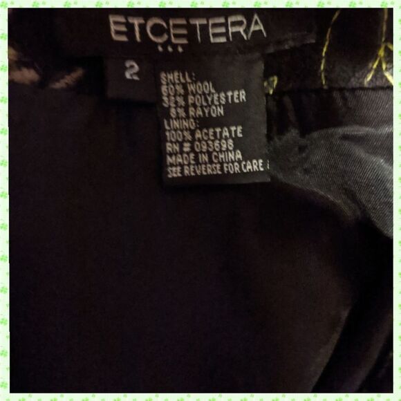 Etcetera Detailed Embroidered Wool Blend Skirt - Picture 6 of 8